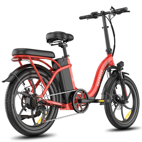 E-Bike FAFREES F20+ - Motor 250W Akku 36V20Ah 20 Zoll Räder Mechanische Scheibenbremse - Grau