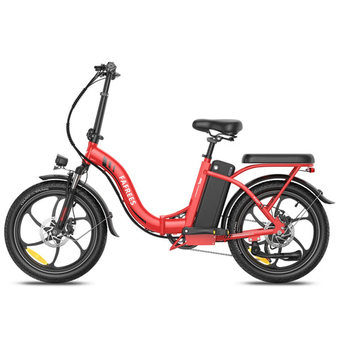 E-Bike FAFREES F20+ - Motor 250W Akku 36V20Ah 20 Zoll Räder Mechanische Scheibenbremse - Grau