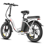 Vélo électrique FAFREES F20+ - Moteur 250W Batterie 36V20Ah Roues 20 pouces Freins à disque mécaniques - Blanc