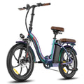 Vélo électrique FAFREES F20+ Pro - Moteur 250W Batterie 36V22.5Ah Roues 20 pouces Frein à disque mécanique - Bleu Vert