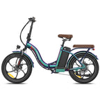 Vélo électrique FAFREES F20+ Pro - Moteur 250W Batterie 36V22.5Ah Roues 20 pouces Frein à disque mécanique - Bleu Vert