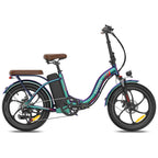 Vélo électrique FAFREES F20+ Pro - Moteur 250W Batterie 36V22.5Ah Roues 20 pouces Frein à disque mécanique - Bleu Vert