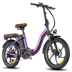 Vélo électrique FAFREES F20+ Pro - Moteur 250W Batterie 36V22.5Ah Roues 20 pouces Frein à disque mécanique - Violet Rose