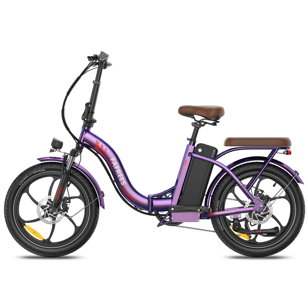 Vélo électrique FAFREES F20+ Pro - Moteur 250W Batterie 36V22.5Ah Roues 20 pouces Frein à disque mécanique - Violet Rose