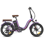 Vélo électrique FAFREES F20+ Pro - Moteur 250W Batterie 36V22.5Ah Roues 20 pouces Frein à disque mécanique - Violet Rose