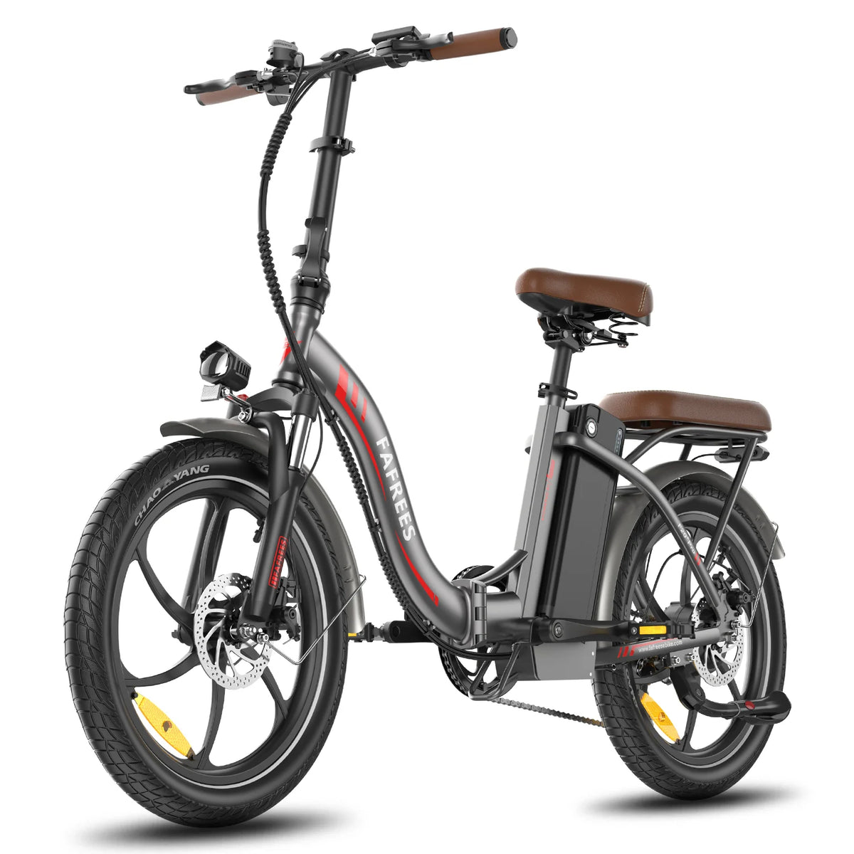 E-Bike FAFREES F20+ Pro - Motor 250W Akku 36V22.5Ah 20 Zoll Räder Mechanische Scheibenbremse - Grau
