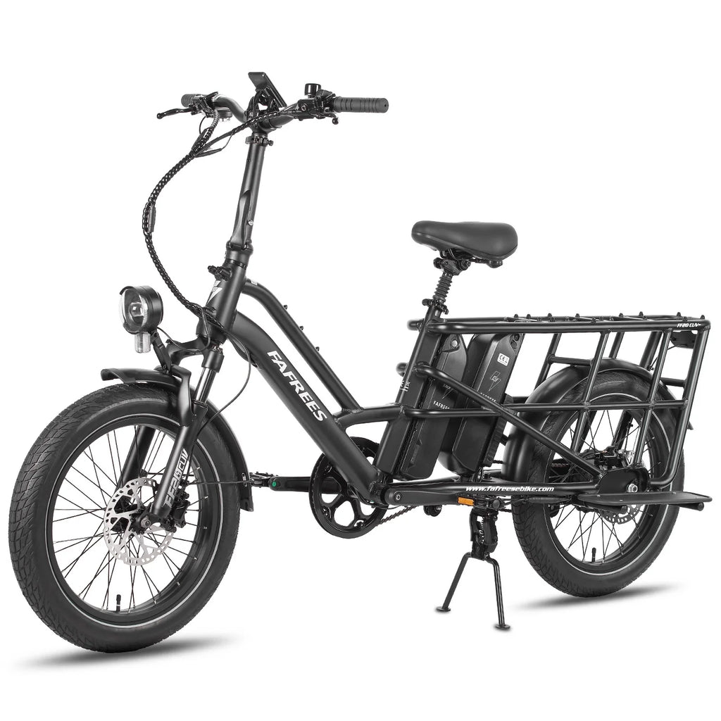 FAFREES FF20 CUV E-Bike - 250W Motor 48V24Ah Battery 20 Inch Tires Hydraulic Disc Brakes - Black