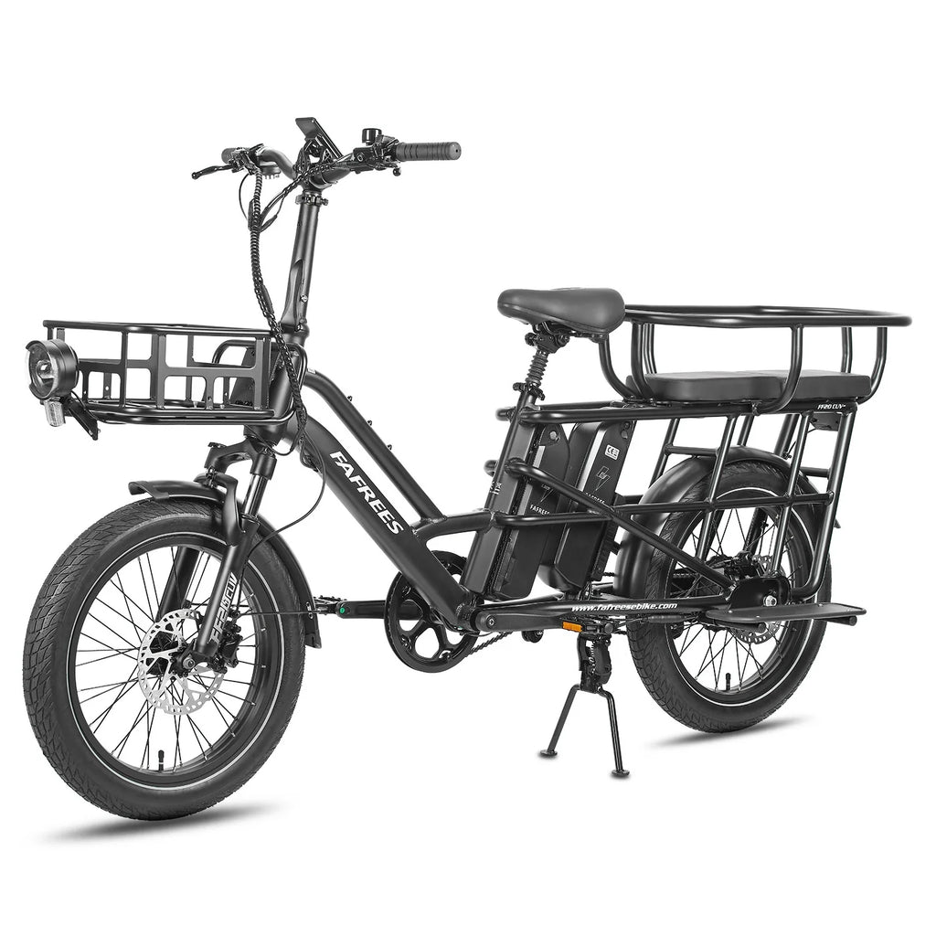 FAFREES FF20 CUV E-Bike - 250W Motor 48V24Ah Battery 20 Inch Tires Hydraulic Disc Brakes - Black