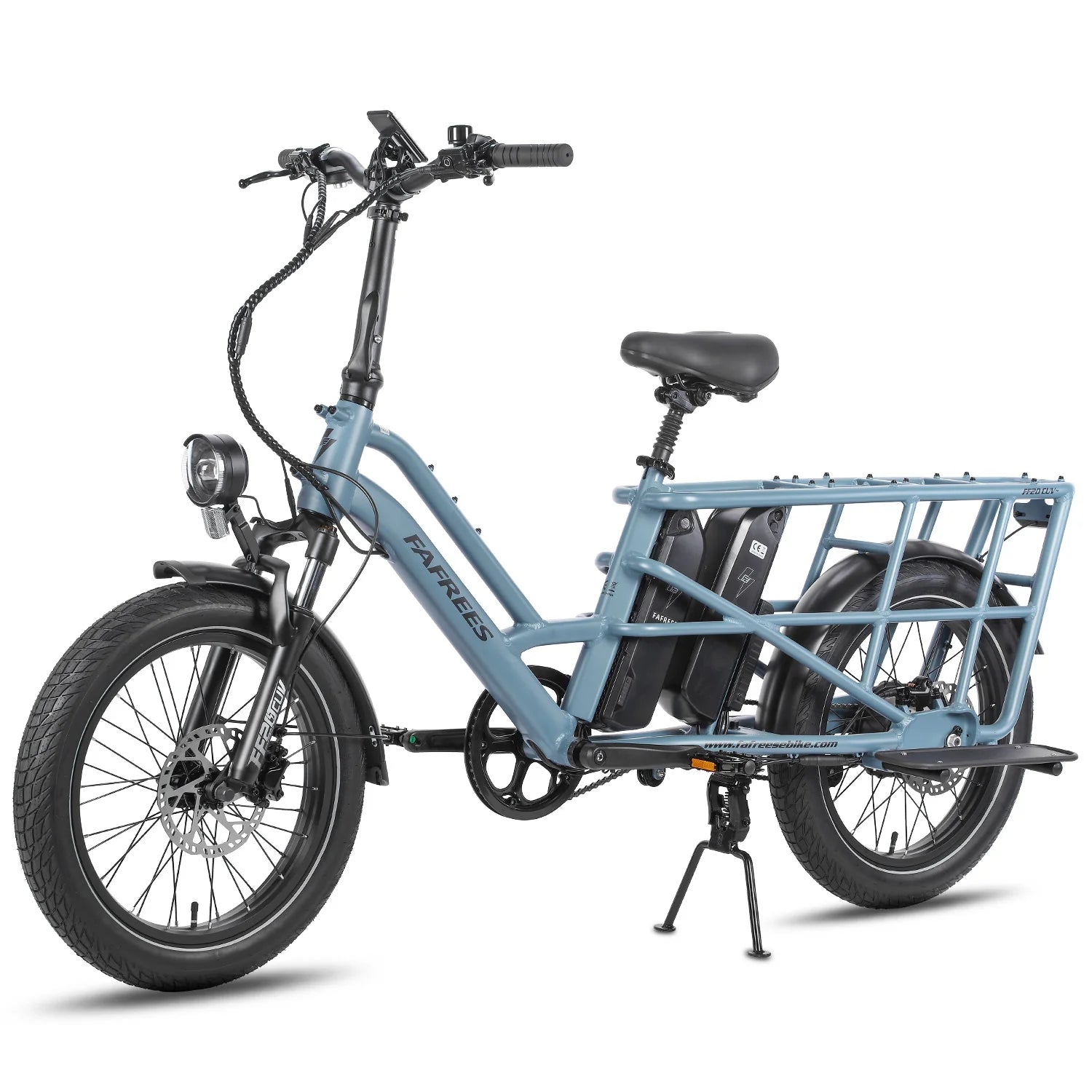 FAFREES FF20 CUV E-Bike - 250W Motor 48V24Ah Battery 20 Inch Tires Hydraulic Disc Brake - Blue