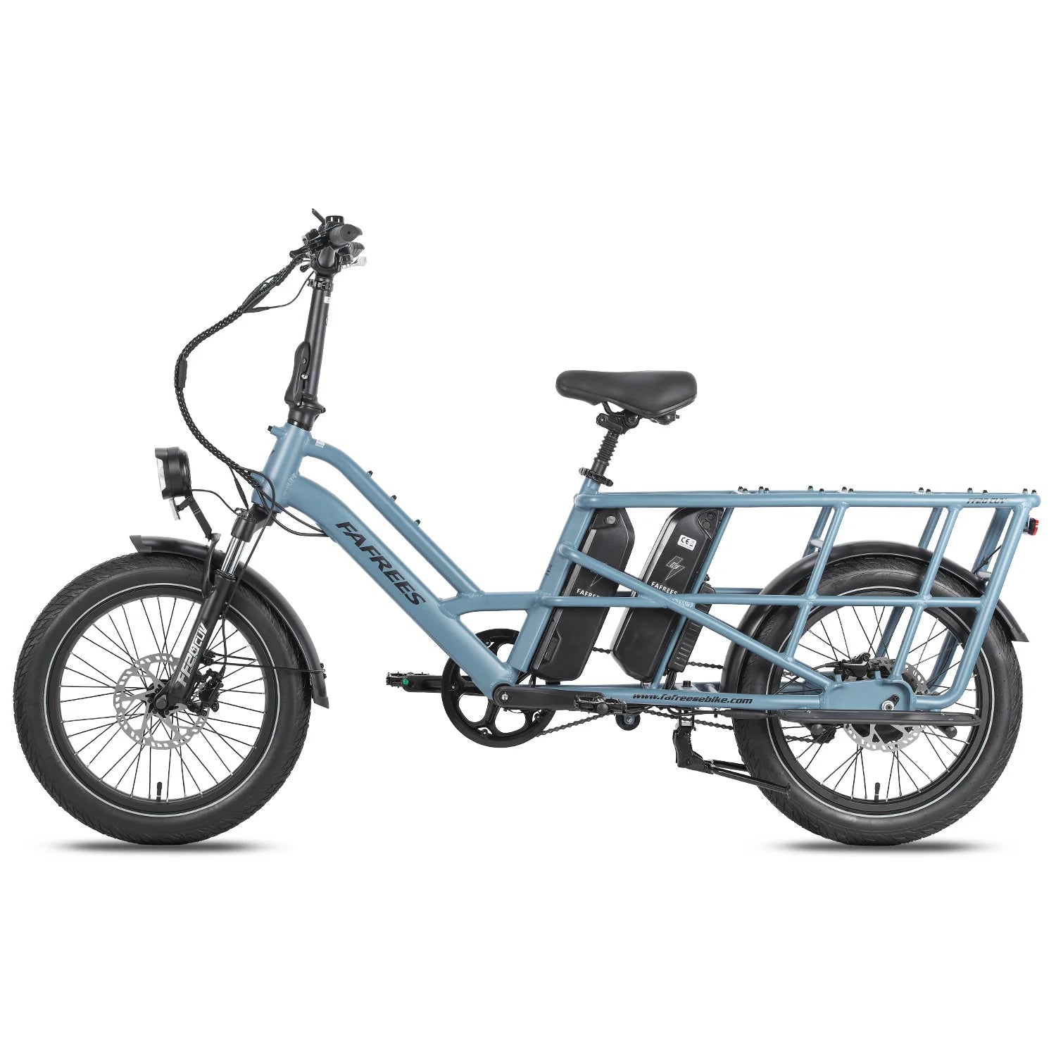 FAFREES FF20 CUV E-Bike - 250W Motor 48V24Ah Battery 20 Inch Tires Hydraulic Disc Brake - Blue