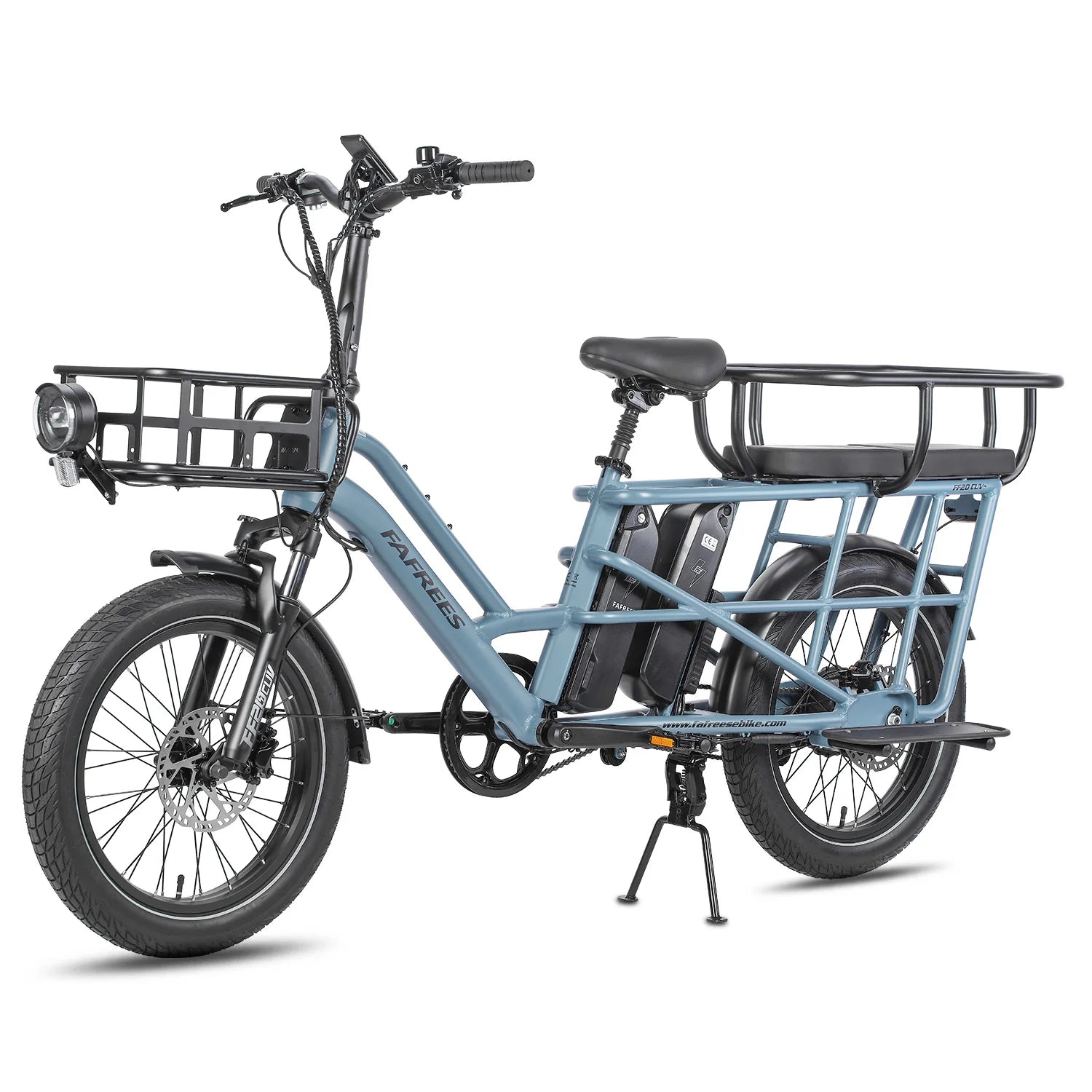 FAFREES FF20 CUV E-Bike - 250W Motor 48V24Ah Battery 20 Inch Tires Hydraulic Disc Brake - Blue