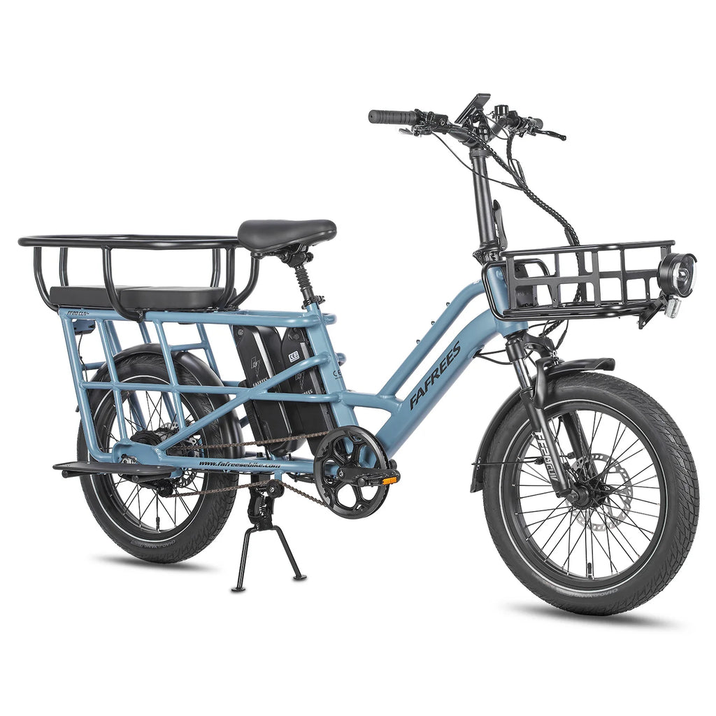 FAFREES FF20 CUV E-Bike - 250W Motor 48V24Ah Battery 20 Inch Tires Hydraulic Disc Brake - Blue