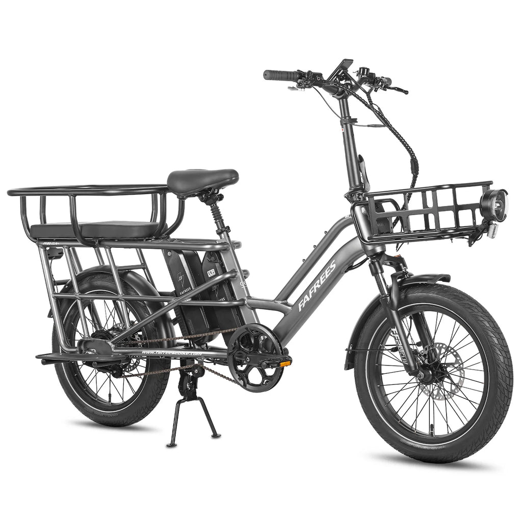 FAFREES FF20 CUV E-Bike - 250W Motor 48V24Ah Battery 20 Inch Tires Hydraulic Disc Brake - Gunmetal Gray