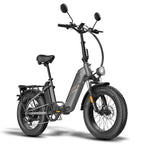 FAFREES FF20 Polar E-Bike - 500W Motor 48V13.4AH*2 Batteries 20-inch Wheels Mechanical Brakes - Black