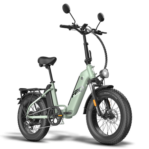 FAFREES FF20 Polar E-Bike - Motor 500W Akkus 48V13.4AH*2 20 Zoll-Rädern Mechanische Bremsen - Grün