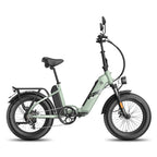 FAFREES FF20 Polar E-Bike - 500W Motor 48V13.4AH*2 Batteries 20-inch Wheels Mechanical Brakes - Green