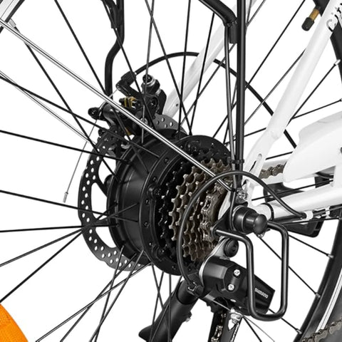 E-Bike Heybike Cityscape - 250W Akku 36V10Ah 26 Zoll Reifen Mechanische Scheibenbremse - Schwarz