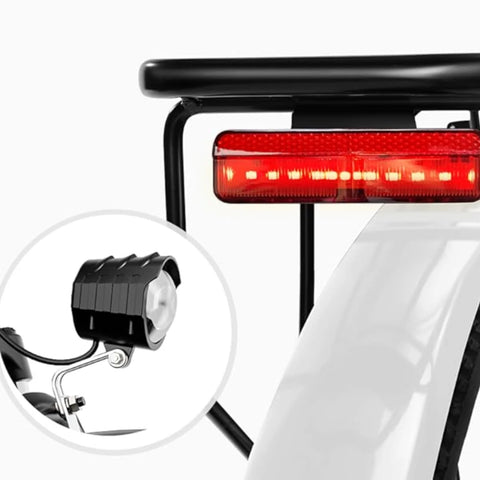 E-Bike Heybike Cityscape - 250W Akku 36V10Ah 26 Zoll Reifen Mechanische Scheibenbremse - Rosa