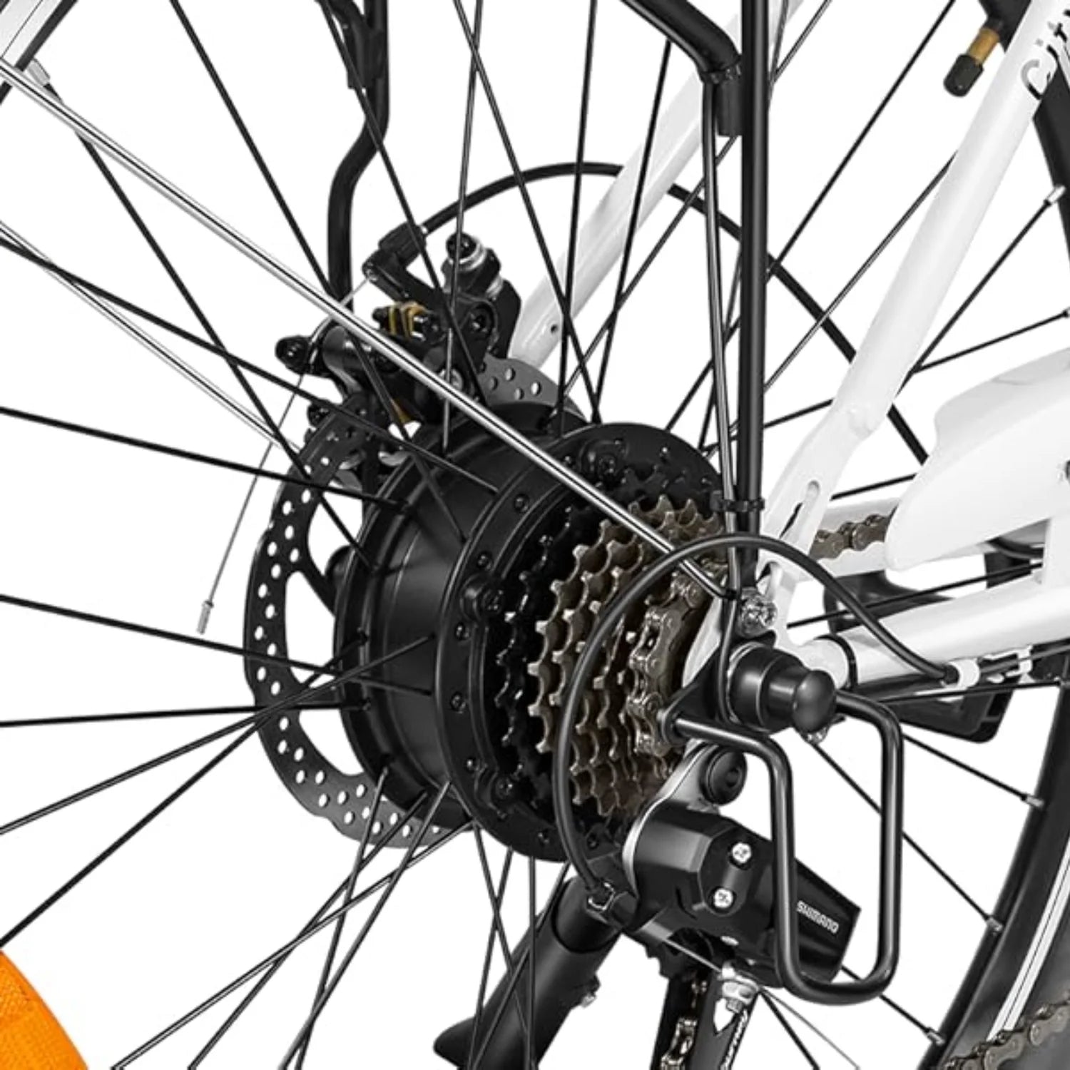 Vélo électrique Heybike Cityscape - Batterie 250W 36V10Ah Pneus 26 pouces Freins à disque mécaniques - blanc