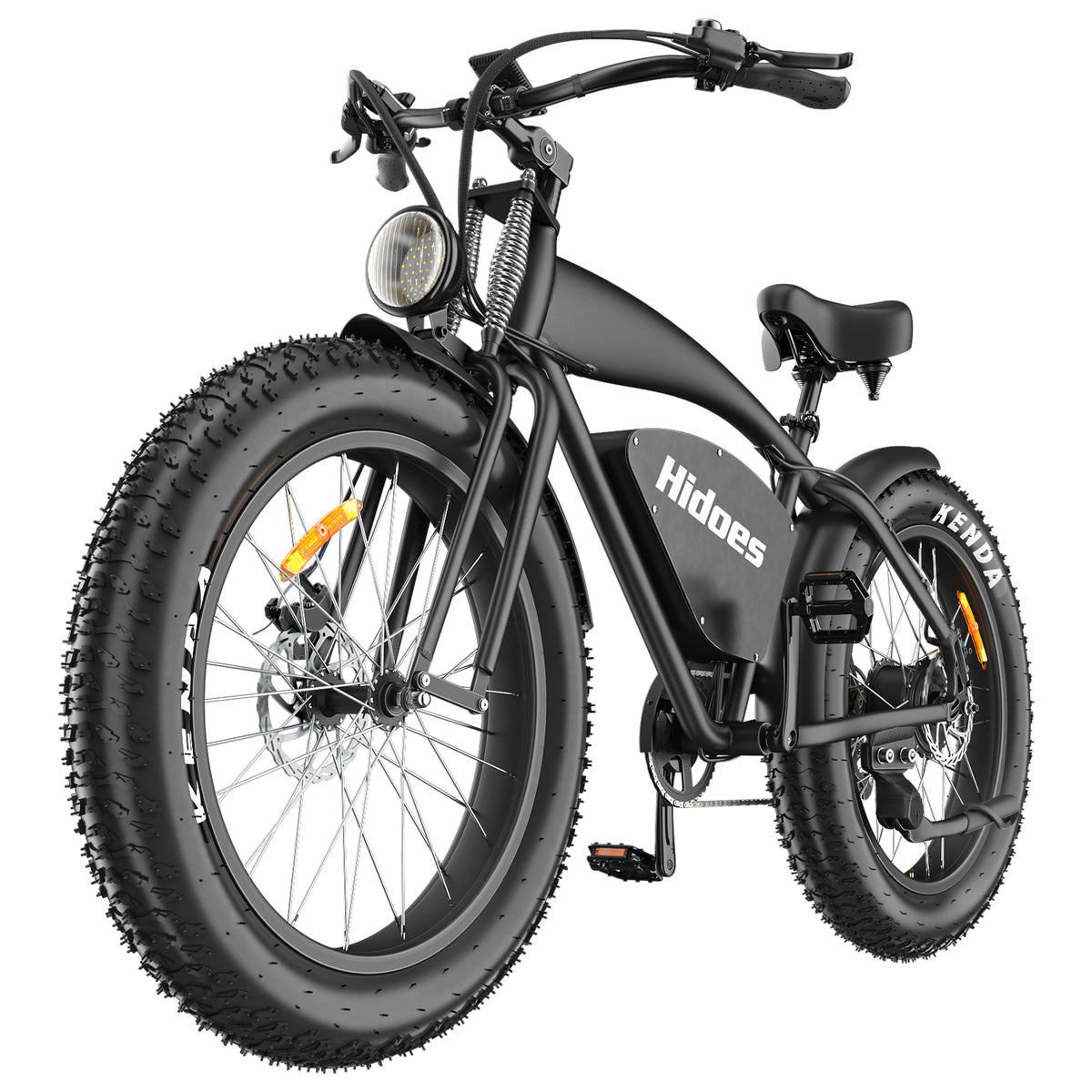 Hidoes HD-B3 E-Bike - 1200W Motor 48V18.2AH Akku 26 Zoll Reifen Ölscheibenbremse - Schwarz