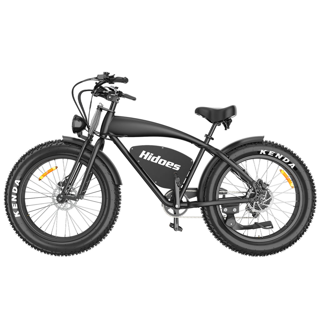 Hidoes HD-B3 Vélo électrique - Moteur 1200W Batterie 48V18.2AH Pneus 26 pouces Frein à disque hydraulique - Noir