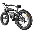 Hidoes HD-B3 Vélo électrique - Moteur 1200W Batterie 48V18.2AH Pneus 26 pouces Frein à disque hydraulique - Noir