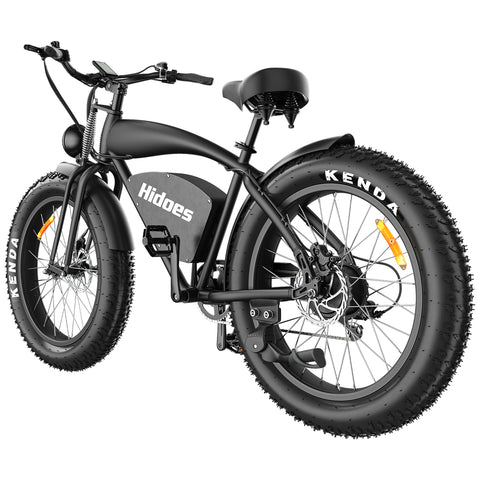 Hidoes HD-B3 E-Bike - 1200W Motor 48V18.2AH Akku 26 Zoll Reifen Ölscheibenbremse - Schwarz
