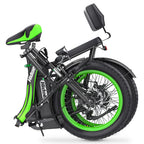 Vélo électrique Hidoes HD-C1 - Moteur 750W Batterie 48V13AH Pneus 20 pouces Freins à disque - Vert