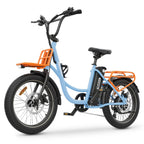 E-Bike Hidoes HD-C6 - 250W Motor 36V13AH Battery 20 Inch Tires Disc Brakes - Blue