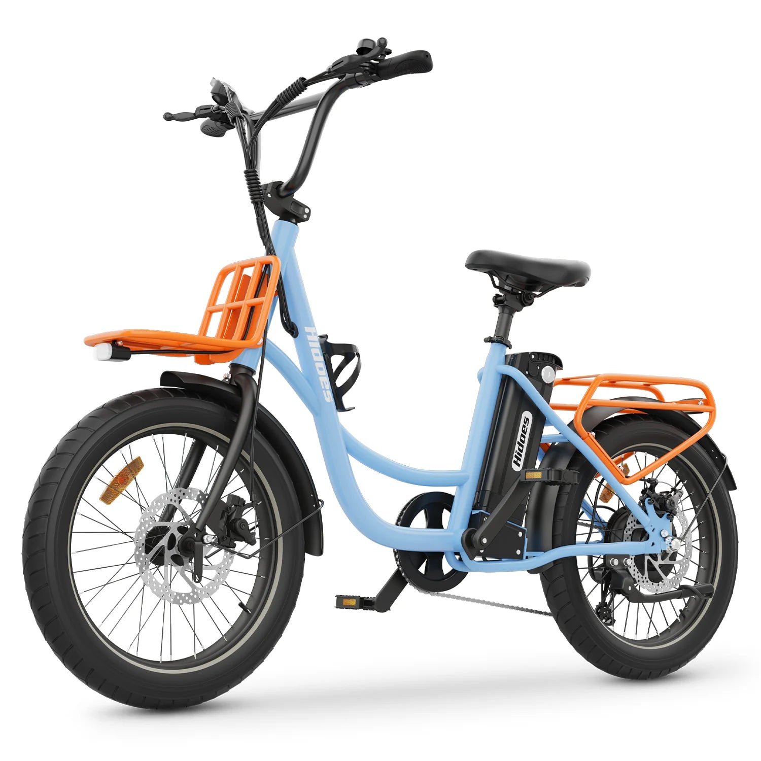 E-Bike Hidoes HD-C6 - 250W Motor 36V13AH Battery 20 Inch Tires Disc Brakes - Blue