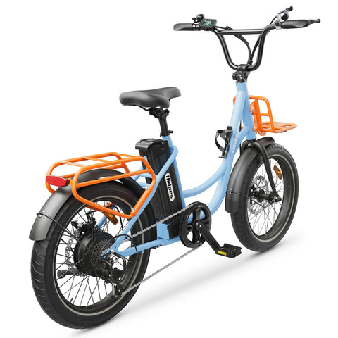 E-Bike Hidoes HD-C6 - Motor 250W Akku 36V13AH 20 Zoll Reifen Scheibenbremsen - Blau