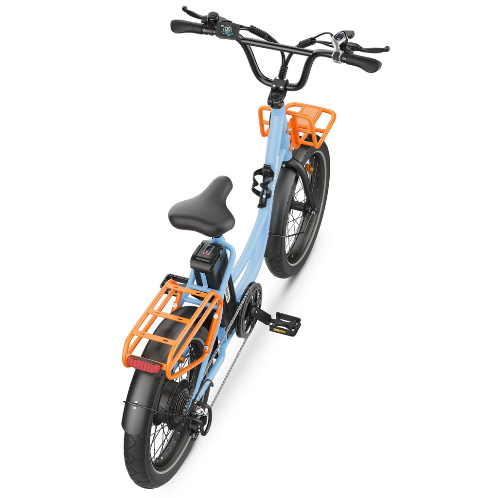 E-Bike Hidoes HD-C6 - 250W Motor 36V13AH Battery 20 Inch Tires Disc Brakes - Blue
