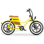 Vélo électrique Hidoes HD-C8 - Moteur 700W Batterie 48V17AH Pneus 20 pouces Freins à disque - Jaune