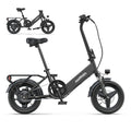 E-Bike HillMiles Mile 1 - Motor 250W Akku 36V10.4AH 14 Zoll Räder Mechanische Scheibenbremse - Schwarz