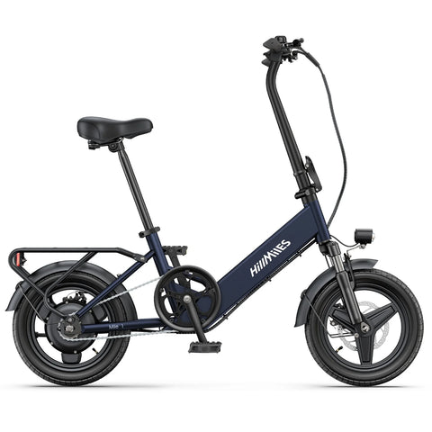 E-Bike HillMiles Mile 1 - Motor 250W Akku 36V10.4AH 14 Zoll Räder Mechanische Scheibenbremse - Blau