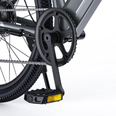 E-Bike HillMiles MileTrail 1 - Motor 350W Akku 36V13AH 26 Zoll Räder Ölscheibenbremse - Blau