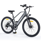 E-Bike HillMiles MileTrail 1 - Motor 350W Akku 36V13AH 26 Zoll Räder Ölscheibenbremse - Grau