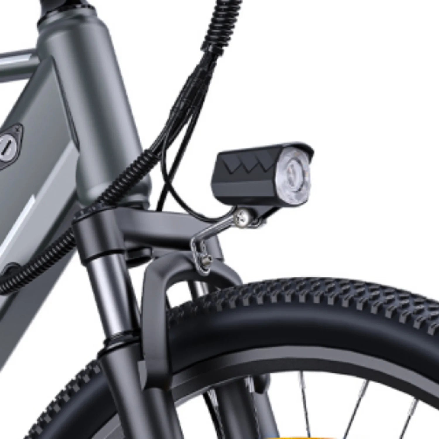 E-Bike HillMiles MileTrail 1 - Motor 350W Akku 36V13AH 26 Zoll Räder Ölscheibenbremse - Grau