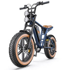 E-Bike HillMiles MileZoom 1 - Motor 750W Akku 52V31.2AH 20 Zoll Räder Hydraulische Ölbremse - Blau