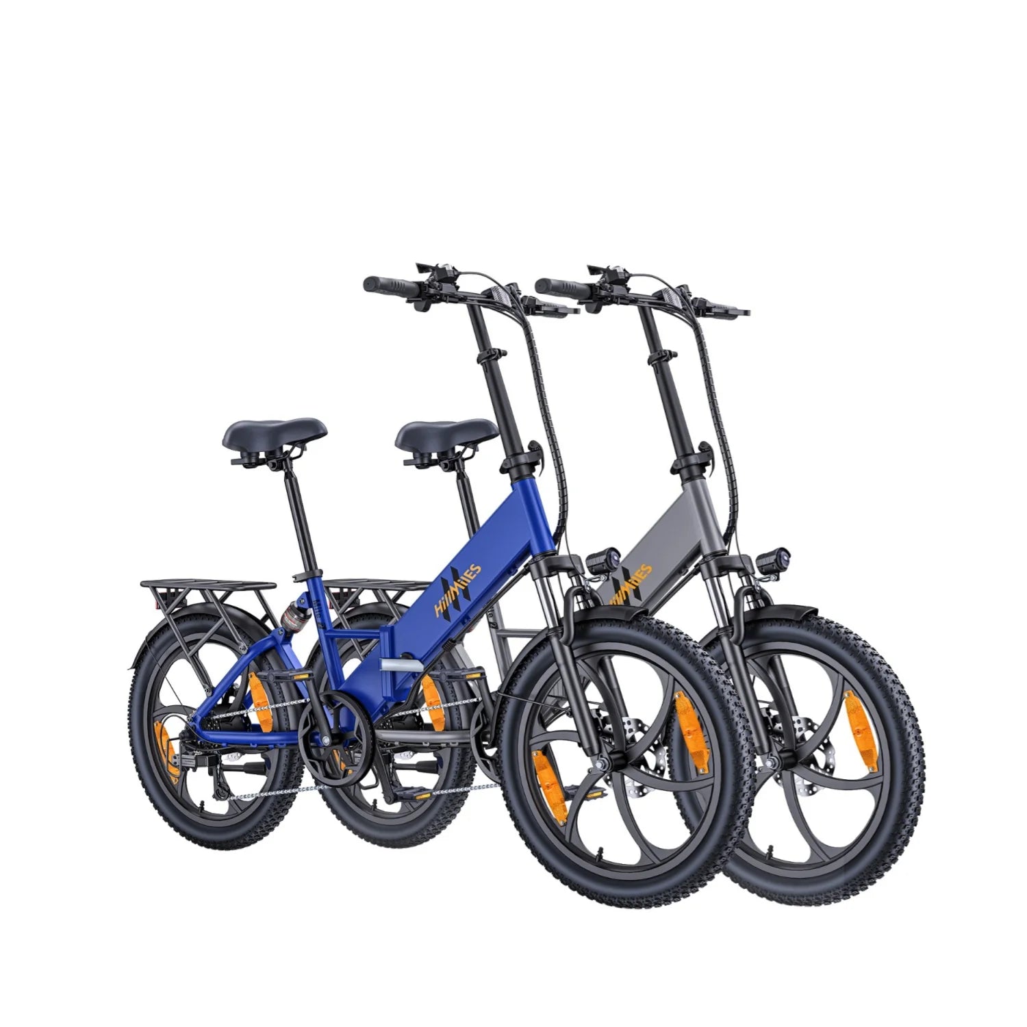 Elektrisches Fahrrad  HillMiles Mile 2 - 350W Motor 36V13AhAkku 20Zoll Räder hydraulische Doppelbremsen - Blau