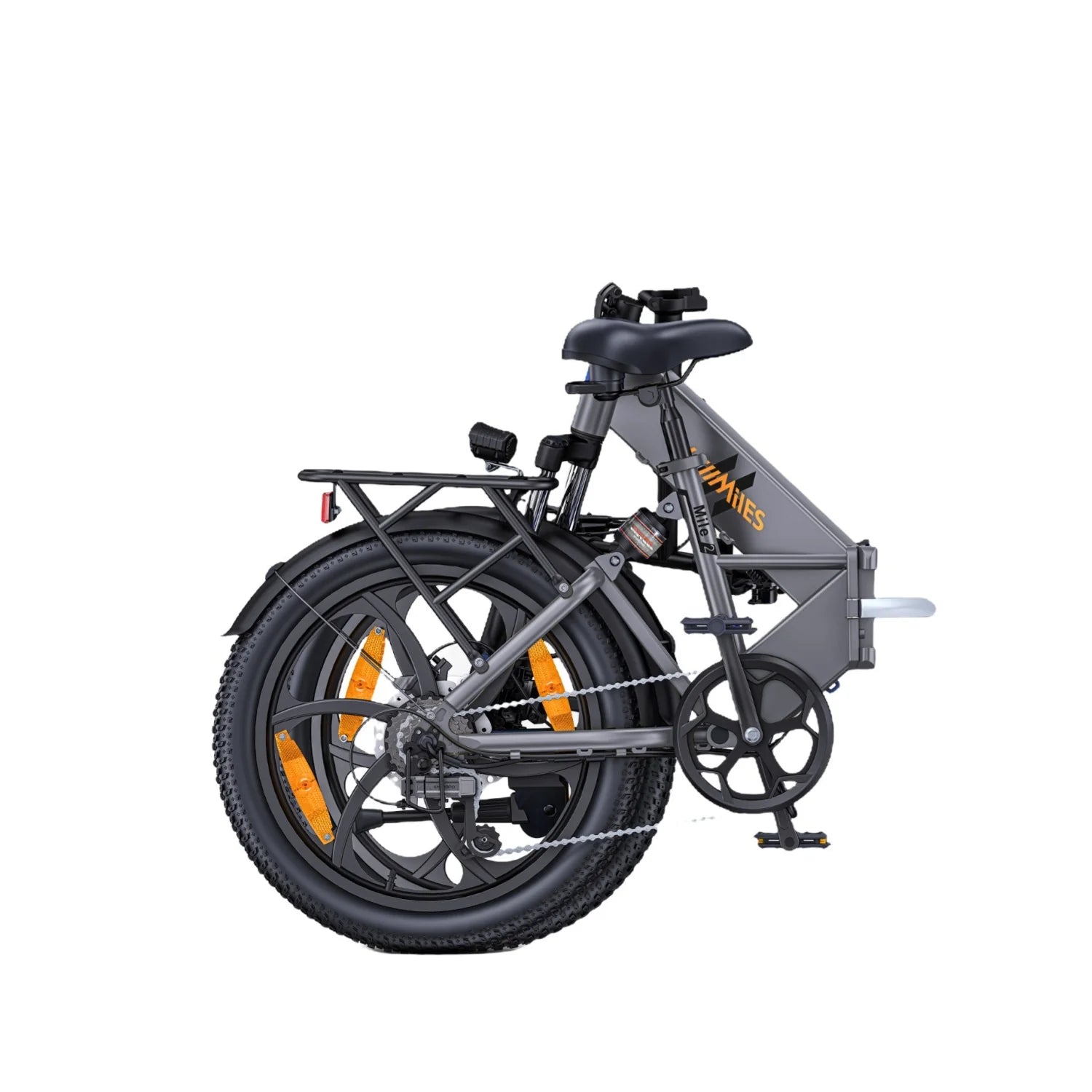 Electric Bicycle HillMiles Mile 2 - 350W Motor 36V13Ah Battery 20-inch Wheels Hydraulic Dual Brakes - Grey