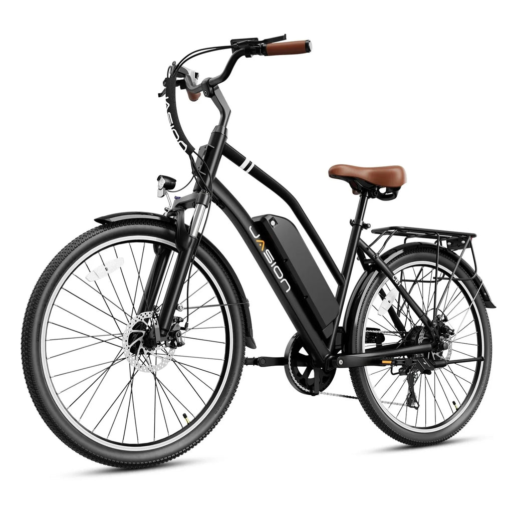 E-Bike JASION CB1 - 500W Battery 36V12.5AH 27.5 Inch Tires Mechanical Disc Brake - Black