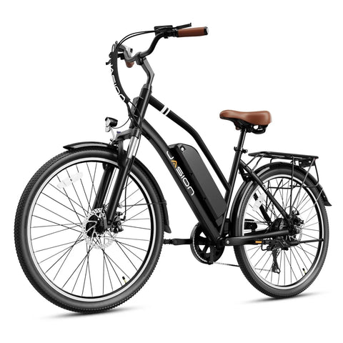 E-Bike JASION CB1 - 500W Akku 36V12.5AH 27.5 Zoll Reifen Mechanische Scheibenbremse - Schwarz