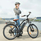 E-Bike JASION CB1 - 500W Battery 36V12.5AH 27.5 Inch Tires Mechanical Disc Brake - Black