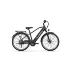 E-Bike JASION EB5 Roamer - 500W Motor 48V10AH Battery 26 Inch Wheels mechanical Disc Brake - Black