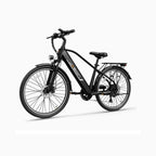 E-Bike JASION EB5 Roamer - 500W Motor 48V10AH Battery 26 Inch Wheels mechanical Disc Brake - Black