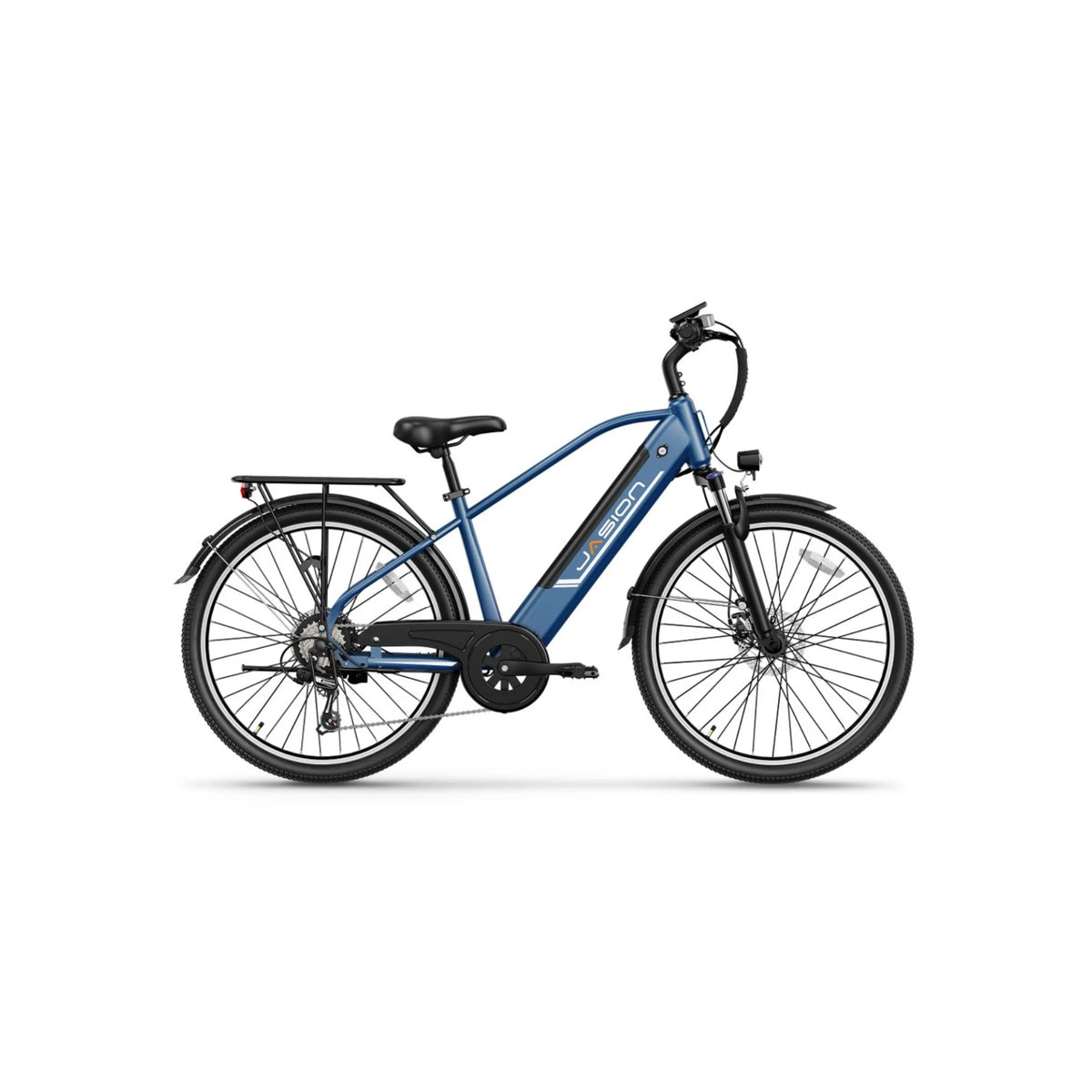E-Bike JASION EB5 Roamer - Motor 500W Akku 48V10AH 26 Zoll Räder  mechanische Scheibenbremse - Blau