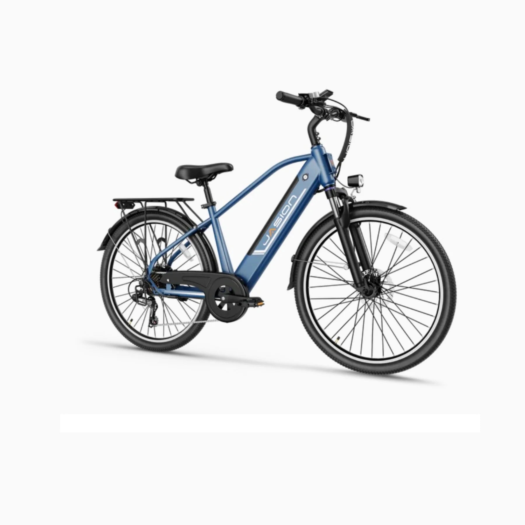 E-Bike JASION EB5 Roamer - 500W Motor 48V10AH Battery 26 Inch Wheels Mechanical Disc Brake - Blue