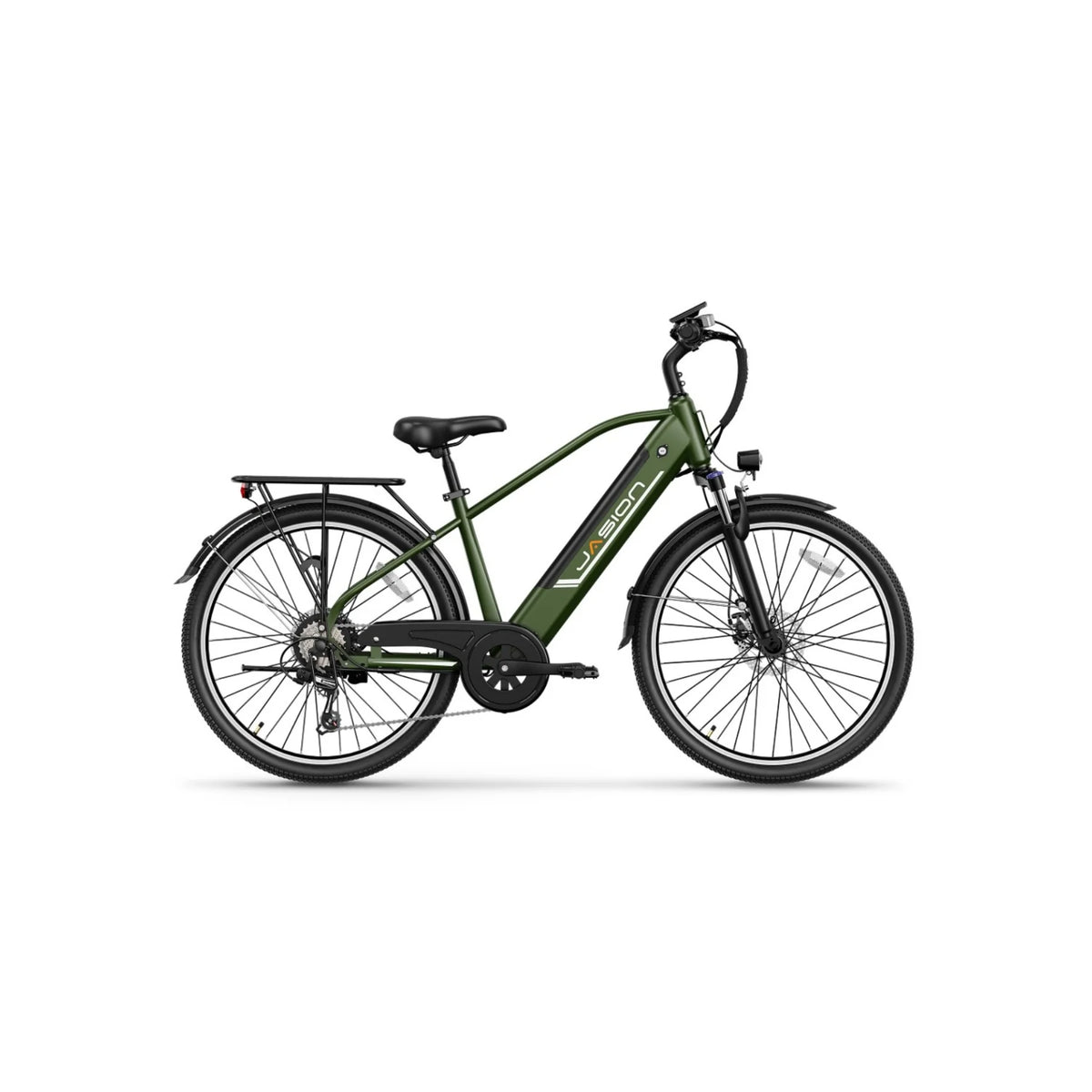 E-Bike JASION EB5 Roamer - Motor 500W Akku 48V10AH 26 Zoll Räder  mechanische Scheibenbremse - Grün