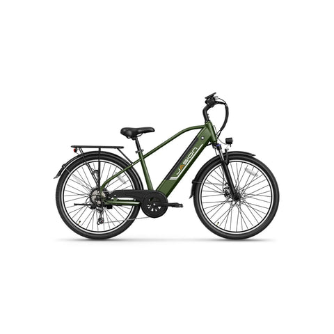 E-Bike JASION EB5 Roamer - Motor 500W Akku 48V10AH 26 Zoll Räder  mechanische Scheibenbremse - Grün